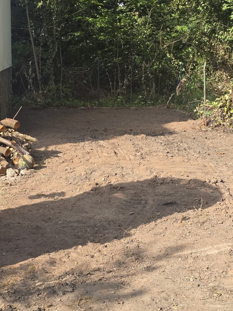 Gartenumgestaltung – Vorher